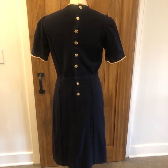 Vintage Dress with Embroidered Detail and Buttons - Picture 3 of 7